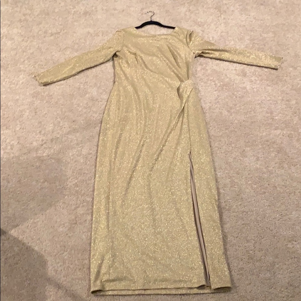 Ralph Lauren gold gown